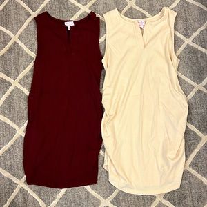 Set of Maternity Tanks